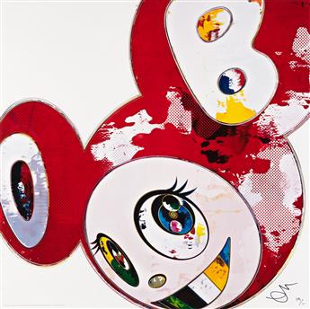 TAKASHI MURAKAMI And Then x 6-Red: The Polke Method * Lapis Lazuli: Superflat Method.